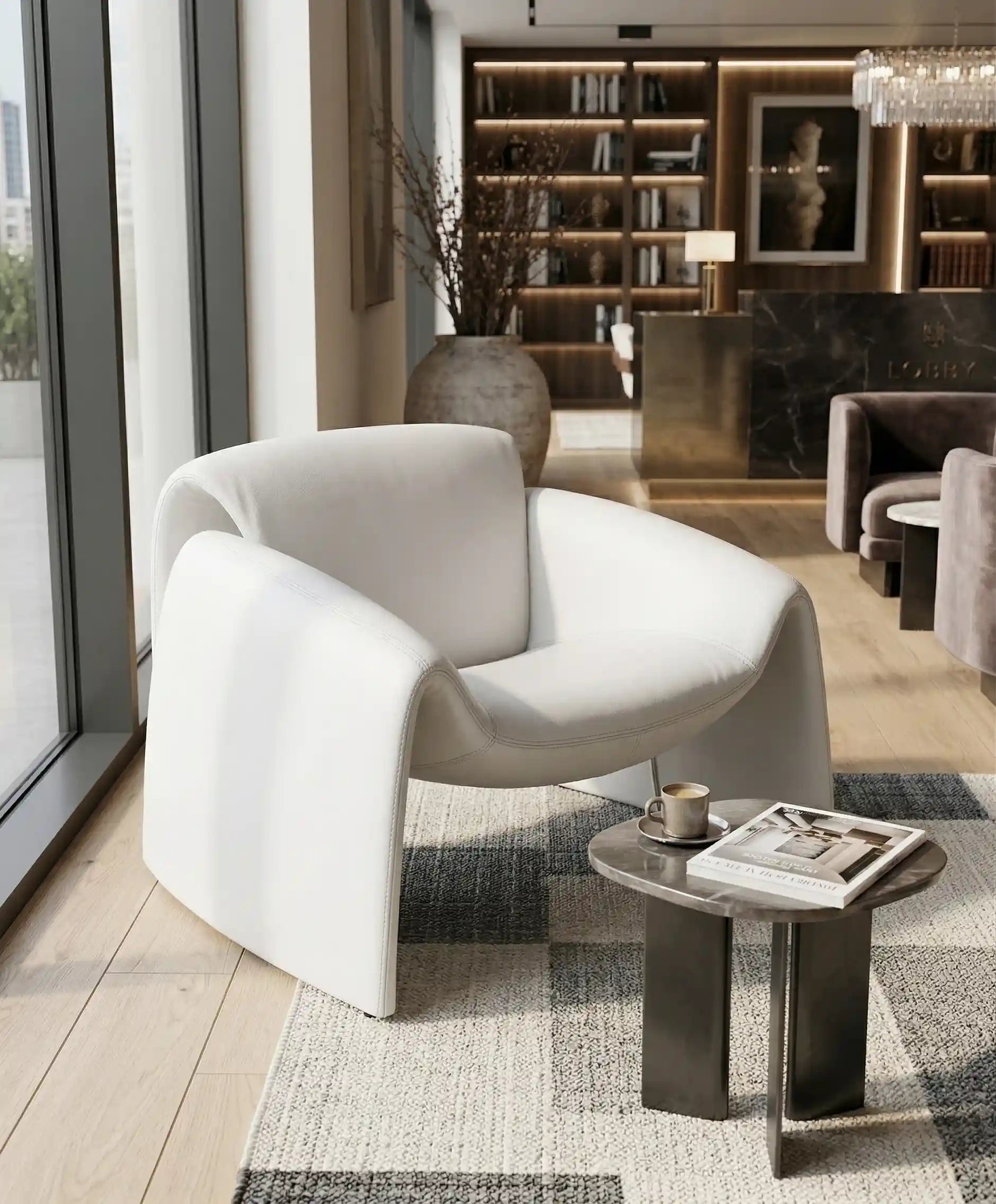 Fagus Döşemeli Modern Berjer