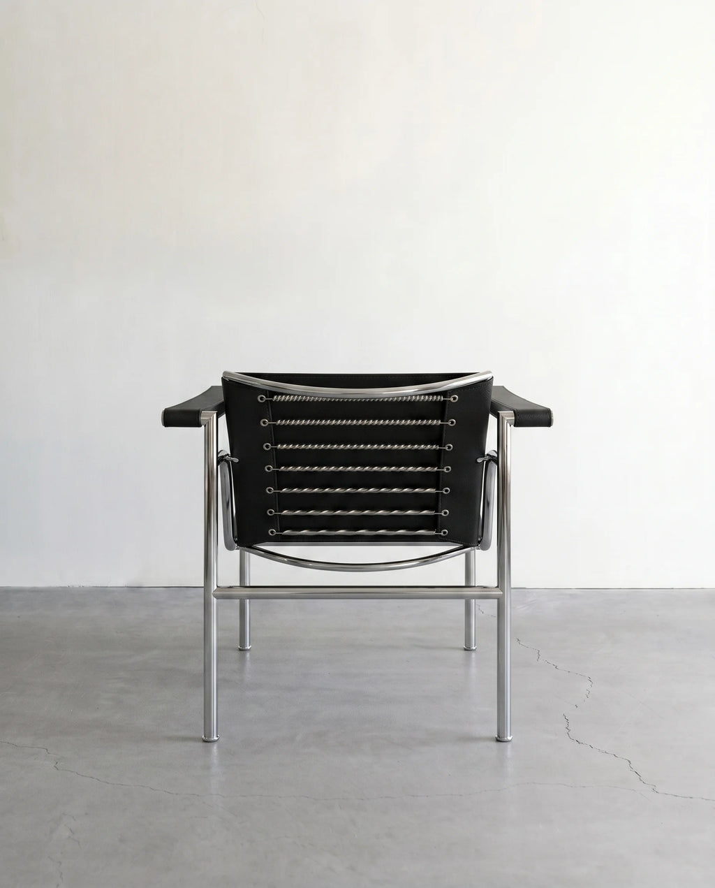 Le Corbusier Siyah Metal Berjer
