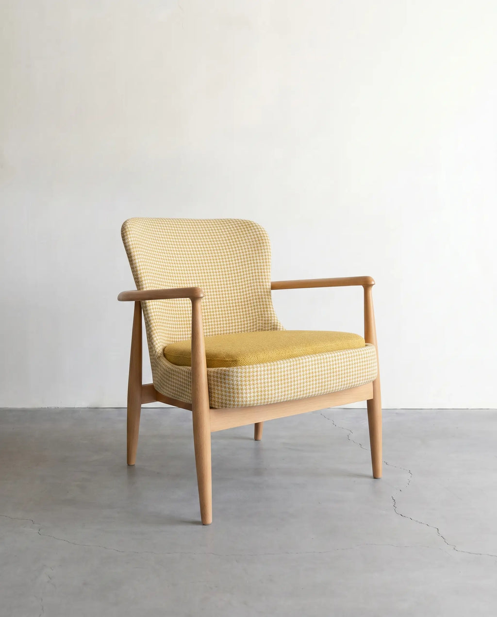 Sunlight Mid-century Ahşap Berjer