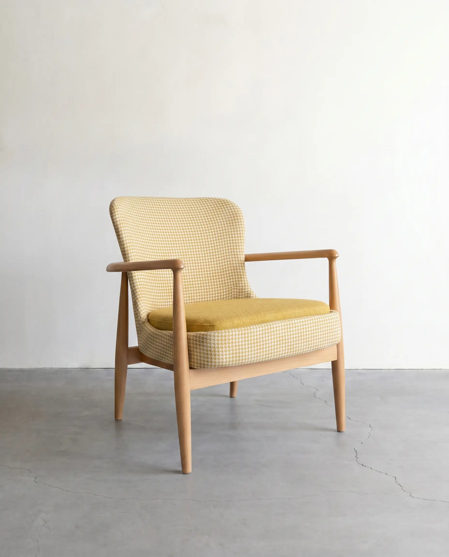 Sunlight Mid-century Ahşap Berjer