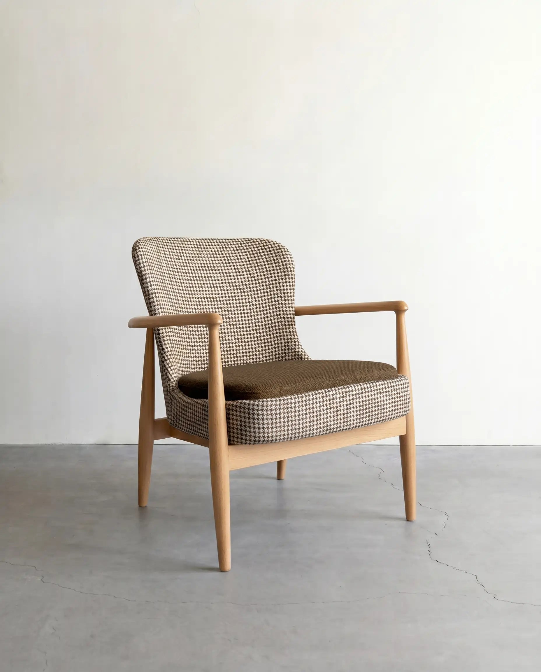 Sunlight Mid-century Ahşap Berjer